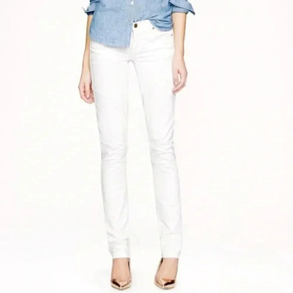 J. Crew the matchstick 30x29.5 white jeans - Picture 3 of 12